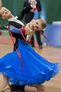 Prohorenko Dmitry and Rymchenok Valeriya Perform Youth-2 Standard Program on National Championship Royalty Free Stock Photo